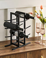 Винна стійка MONAGHAN, металева, чорна