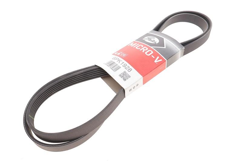 Полікліновий ремінь TOYOTA ARISTO, AUDI A8, GATES (6PK1928), фото 1