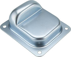 Упор для розпашних воріт штампованний (Цинк) 120х100х40мм