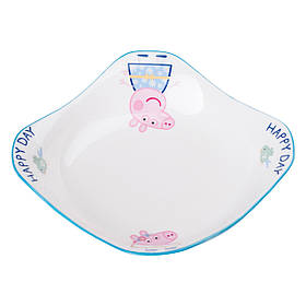 Порцелянова глибока глибока квадратна тарілка для дітей 350 мл HP-15-16