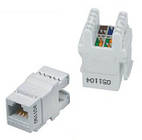 Модуль вузький UTP HD RJ-45 180, кат.5E білий KJ-NARUTP5E-2M