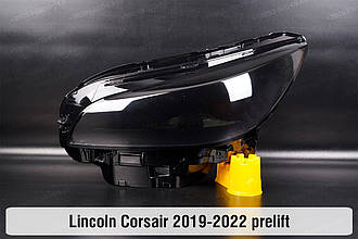 Скло фари Lincoln Corsair (2019-2022) дорест ліве