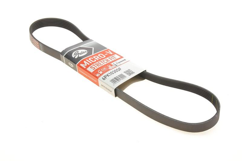 Полікліновий ремінь FORD FOCUS, GATES (6PK1030SF), фото 1