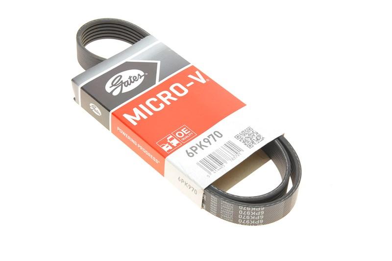 Полікліновий ремінь TOYOTA AURIS, GATES (6PK970), фото 1