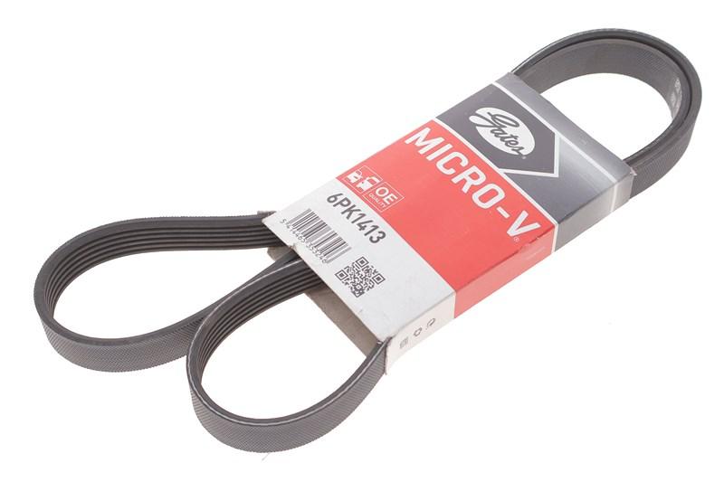 Полікліновий ремінь CADILLAC BLS, MERCEDES-BENZ SPRINTER, GATES (6PK1413), фото 1