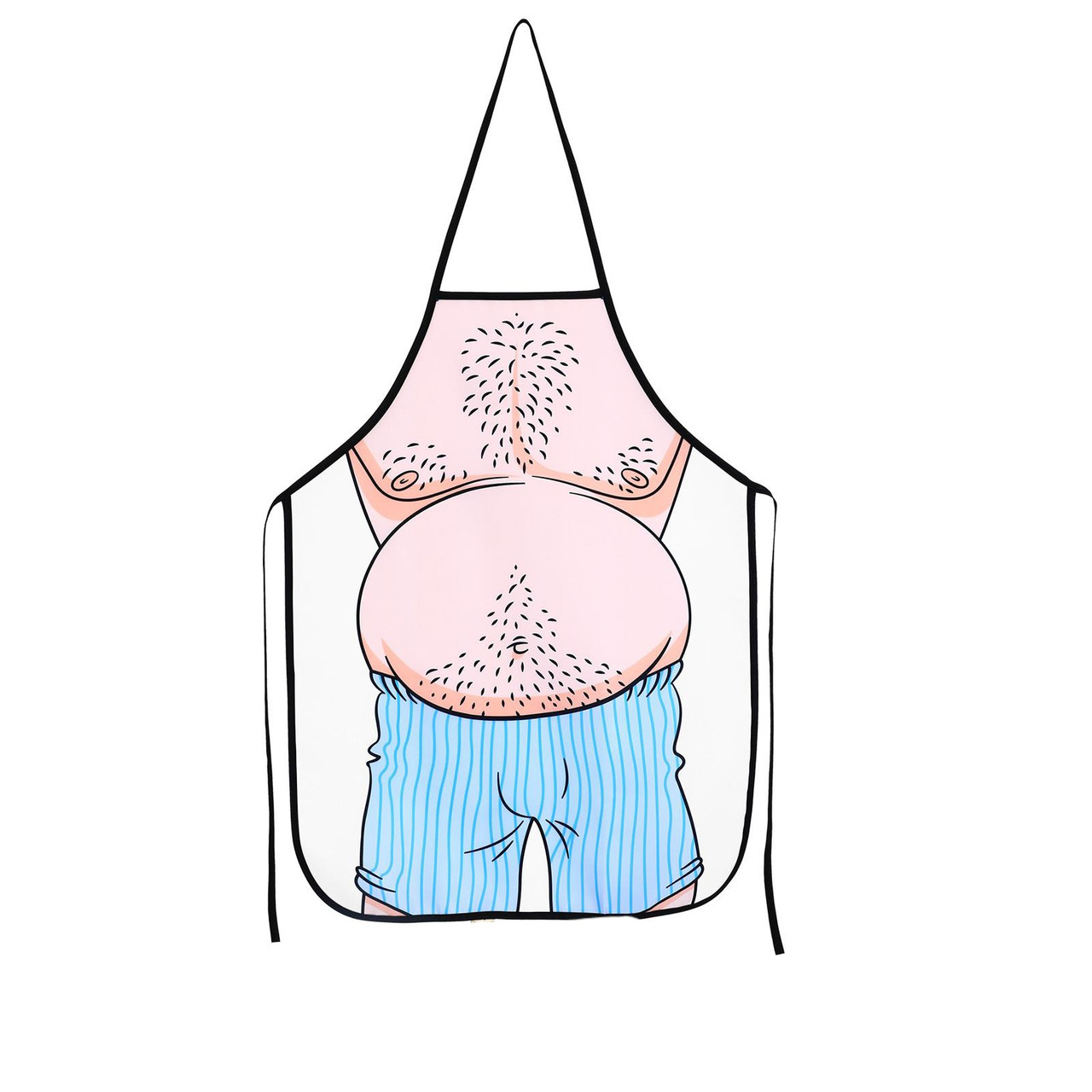 Фартух з приколом для чоловіків на кухню 72 на 53 см різнобарвний, фото 1