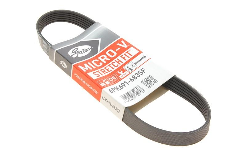 Полікліновий ремінь MERCEDES-BENZ SPRINTER, GATES (6PK691683SF), фото 1