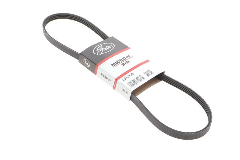 Полікліновий ремінь SUZUKI GRAND VITARA, KIA JOICE, GATES (4PK993), фото 1