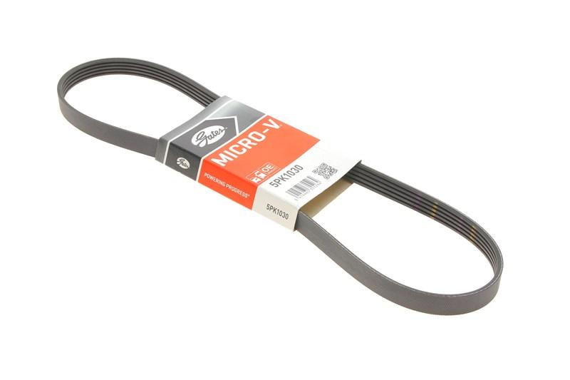 Полікліновий ремінь CADILLAC BLS, FIAT CROMA, GATES (5PK1030), фото 1