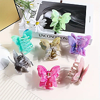 Краб-метелик з мармуровим принтом (французький пластик)