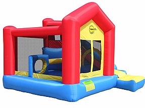 Надувний батут з гіркою надувний ігровий центр дитячий надувний дитячий ігровий майданчик Happy Hop "Будинок Сонця", фото 4