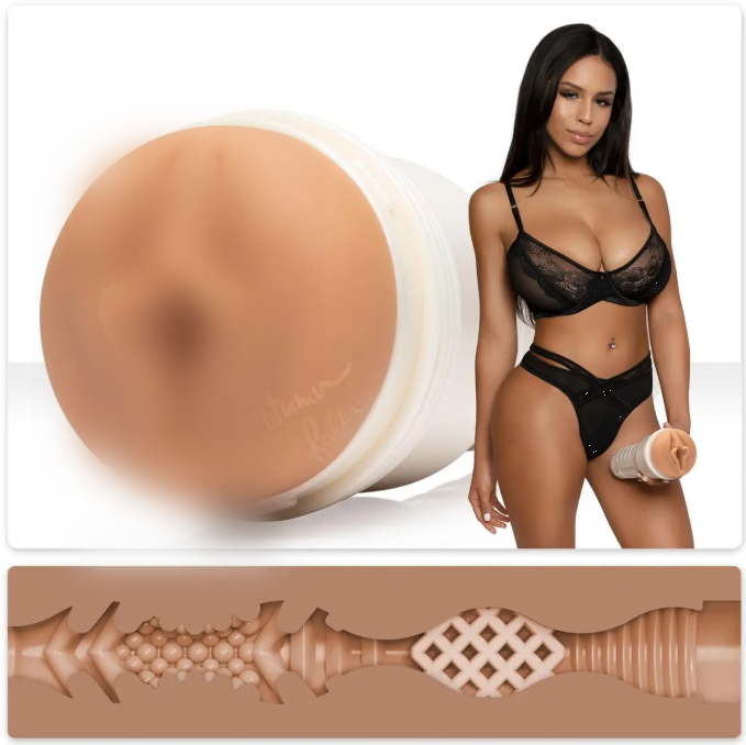 Мастурбатор Fleshlight Girls: Autumn Falls - Cream, зі зліпка вагіни, дуже ніжний, фото 1