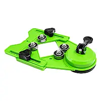 Пластиковий ШАБЛОН - КОНДУКТОР з однією присоскою для свердління отворів