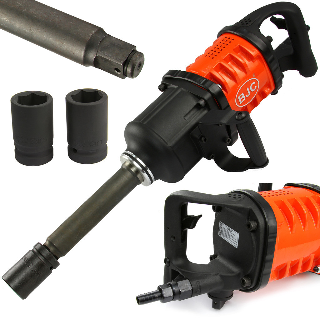 Гайковерт ударний MAR-POL M80533 5500Нм реверсивний пневматичний гайковерт повітряний ручний гайковерт для коліс, фото 1