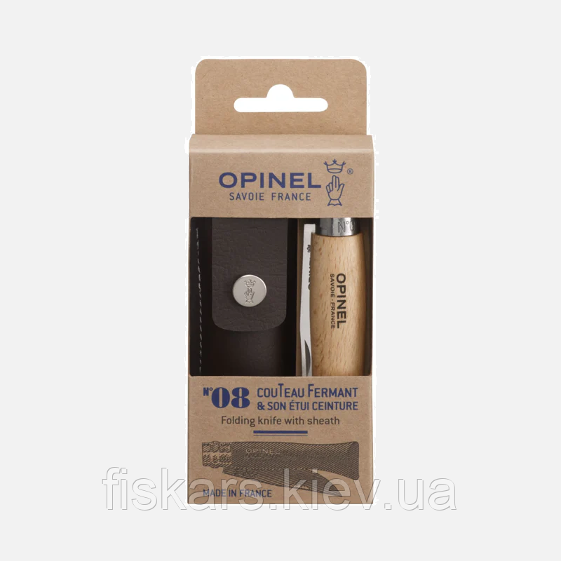 Ніж з чохлом Opinel Classic No.08 VRI (001089)