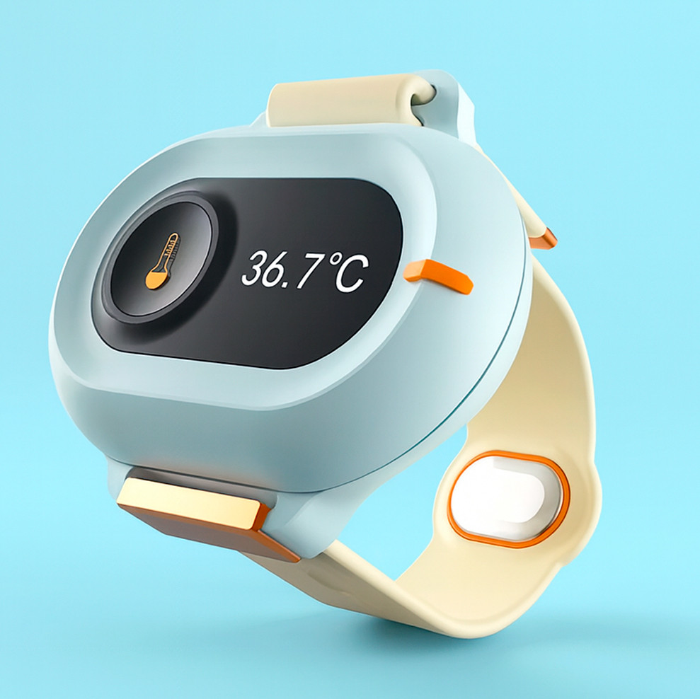 Розумний Цифровий термометр для немовлят з Bluetooth Моніторинг у реальному часі, фото 1