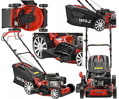 Бензинова Косарка 2.4кВт Самохідна Ширина 46 см з Травозбірником 62 л