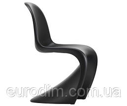 Стілець Пантон пластиковий чорний, фото 2