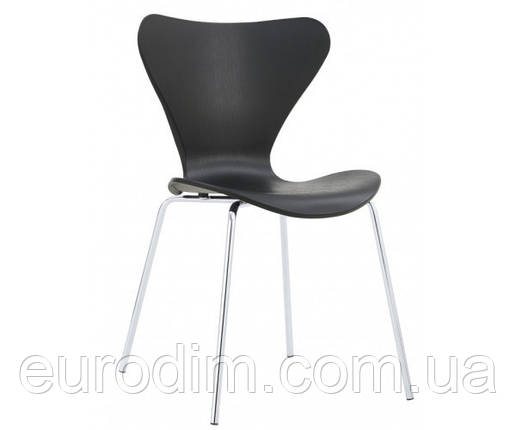Стілець Амм пластиковий чорний, фото 1