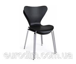 Стілець Амм пластиковий чорний, фото 3