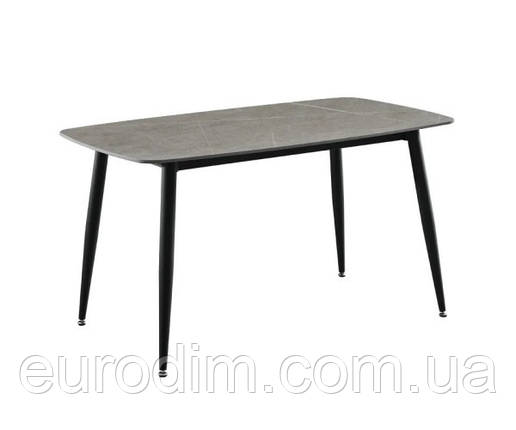 Стіл Роалті обідній кераміка сіра 120х80 см, фото 1