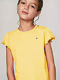 Футболка для дівчаток Tommy Hilfiger з рюшами 1159842632 (Жовтий XL), фото 2
