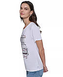 Жіноча футболка Karl Lagerfeld Paris з принтом 1159842639 (Білий XL), фото 2
