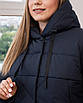 Осіння жіноча куртка великого розміру 50-70 синій, фото 6