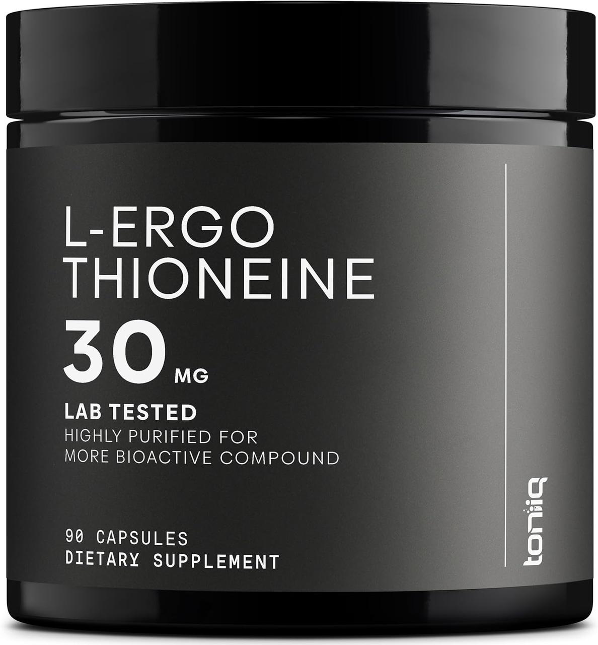 Toniiq L-Ерготионеїн (L-Ergothioneine) чистота 98%, 30 мг,  90 капсул, фото 1