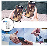 Міні WiFi камера Spreest WF-ES56 відеоспостереження з датчиком руху Full HD прихована розетка з USB портами біла 50x113x30 мм, фото 8