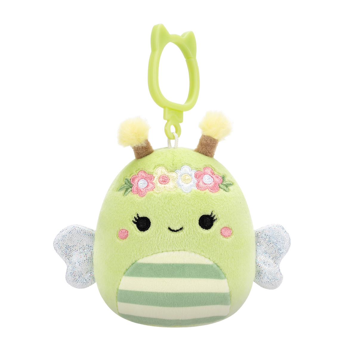 М'яка іграшка на кліпсі Squishmallows — Бджілка Сибіл 9 см SQCP00460, фото 1
