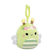 М'яка іграшка на кліпсі Squishmallows — Бджілка Сибіл 9 см SQCP00460, фото 7
