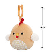 М'яка іграшка на кліпсі Squishmallows — Петух Руті 9 см SQCP00465, фото 2
