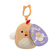 М'яка іграшка на кліпсі Squishmallows — Петух Руті 9 см SQCP00465, фото 3
