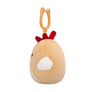 М'яка іграшка на кліпсі Squishmallows — Петух Руті 9 см SQCP00465, фото 4