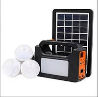 Ліхтар Power Bank EasyPower EP-392 із сонячною панеллю 9V 3W+лампочки 3шт