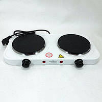 Плита електрична настільна побутова Crownberg CB-3746 двоконфоркова