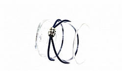 ГУМКА З ПРЯЖКОЙ ІЗ СТРАЗАМИ ЧОРНА