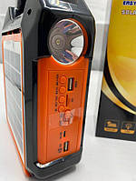 Зручне Радіо з Bluetooth EP-0168 з функцією Power Bank та ліхтаря із сонячною панеллю