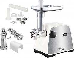 Електрична м'ясорубка із соковижималкою Zepline ZP 002 3000 Вт, електром'ясорубка із насадками для ковбаси ZP-002