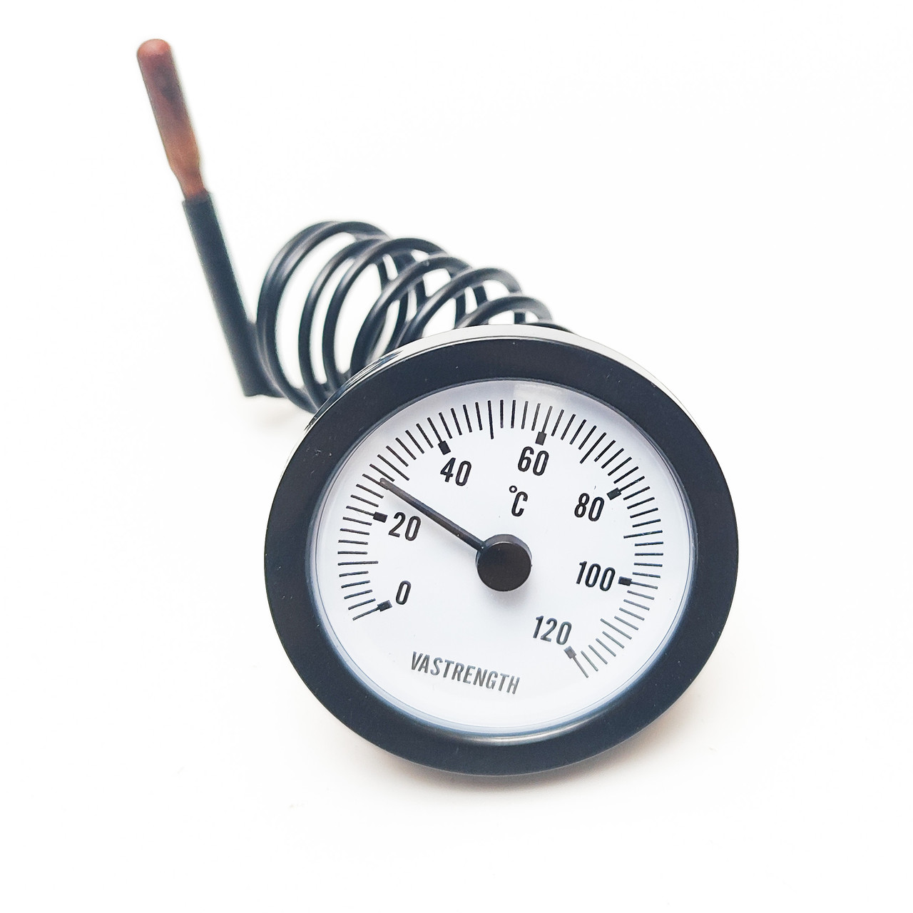 Термометр капілярний діаметром 52мм/120°С/1м Vastrength, фото 1