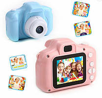 Дитячий фотоапарат X200 колір рожевий та блакитний