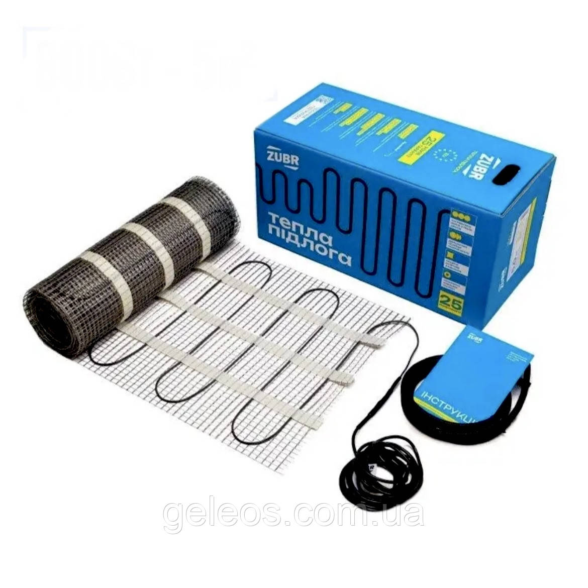 Нагрівальний мат Zubr DC Mat 1,0м2 160вт для теплої підлоги