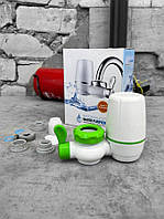 Фільтр для води проточний з насадкою на кран Zoosen Зелений ВТ6571