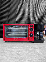 Електрична духовка з кавоваркою та сковородою гриль з кришкою 3в1 Su Tai ВТ6466