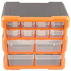 Органайзер вертикальний 12 лотків (8+4) 265*260*160мм