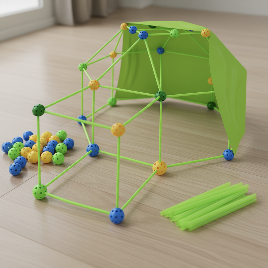 Конструктор ФЛУОРЕСЕНТНІ ТРУБТОЧКИ Kruzzel 22613, фото 1