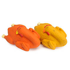 CAMON іграшка для собак курка латексна з пищалкою набита ватою 19 см