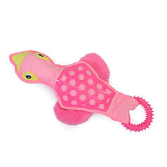 CAMON іграшка для собак качка поліестерова з кільцем з TPR 38 см