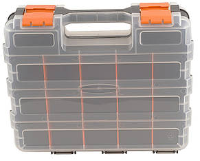 Органайзер кейс двосторонній 34 секції зі знімними перегородками 320*270*80мм
